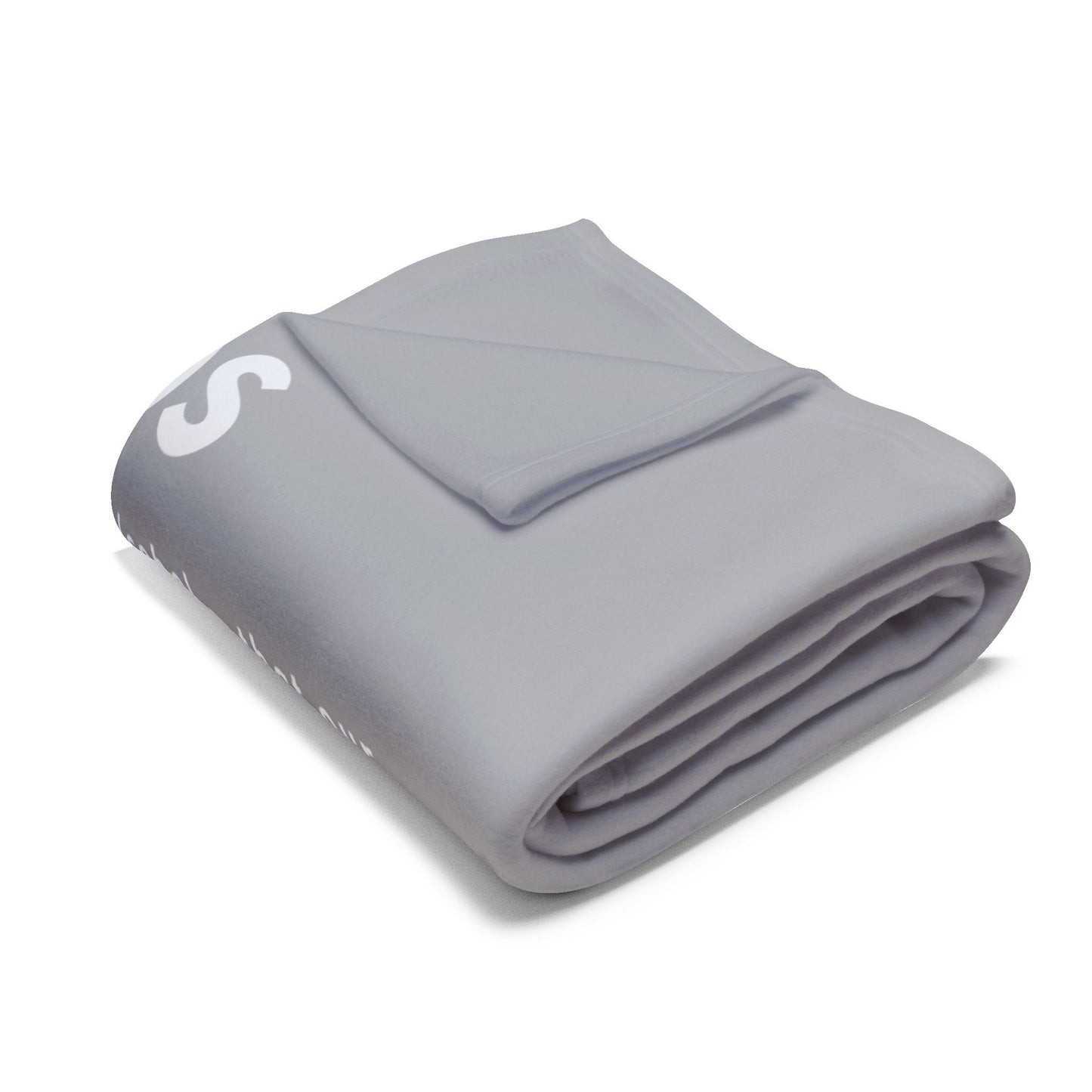 Haler Smith Polar Fleece Blanket - 12 Steps - Light Gray