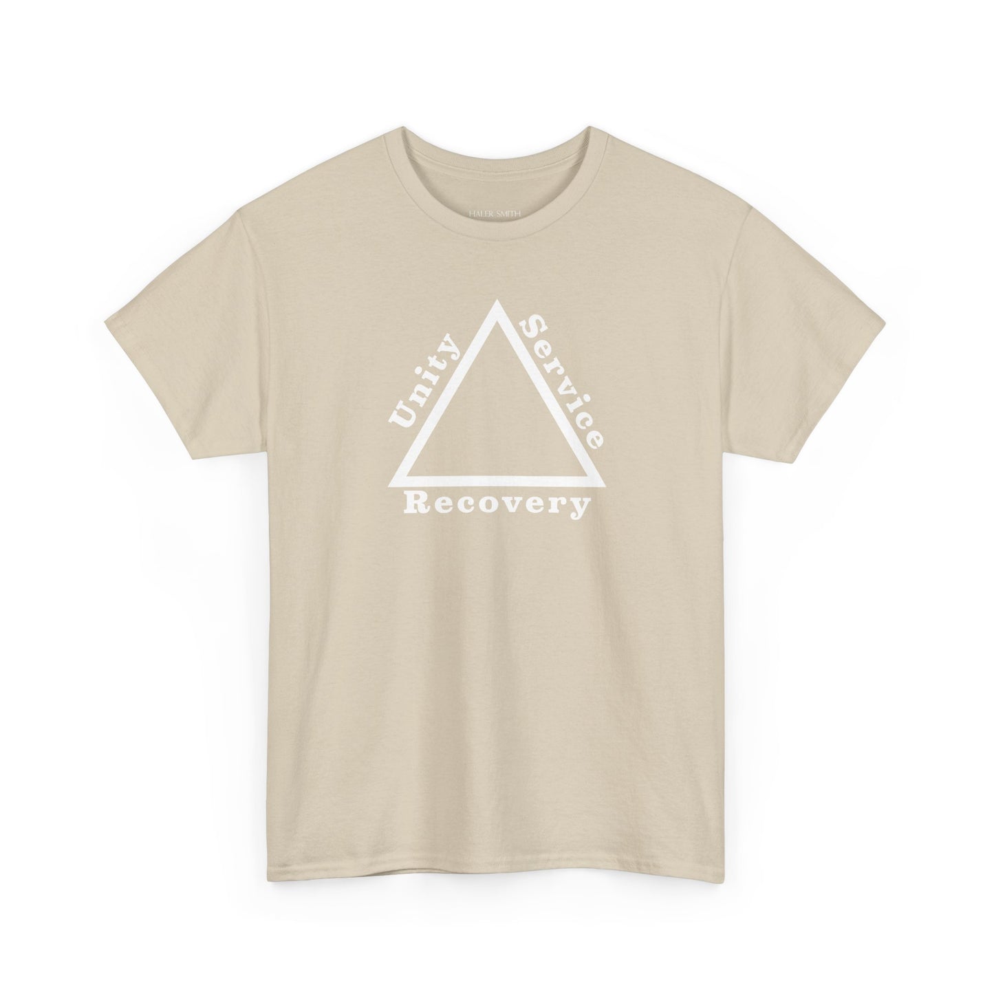 Recovery Short Sleeve T-Shirt | Unity Service Recovery Design 1 On The Front
