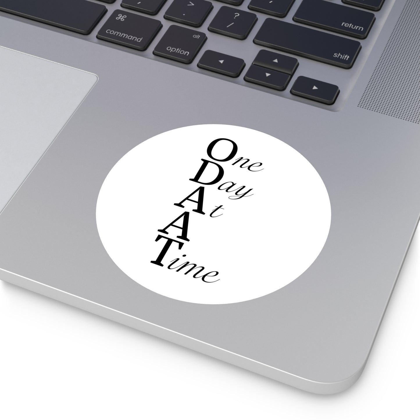 Haler Smith Vinyl Round Sticker - ODAAT - White