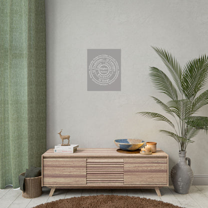 Haler Smith Rolled Poster - Higher Power 1 - Light Gray Matte Finish