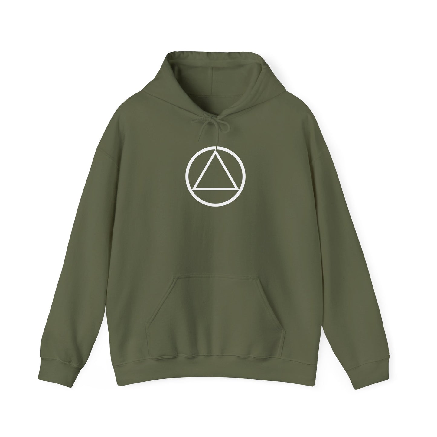 Recovery Hoodie | Circle and Triangle Design 1 On The Front
