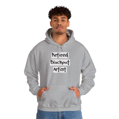Recovery Hoodie | Retired Blackout Artist 1 On The Front
