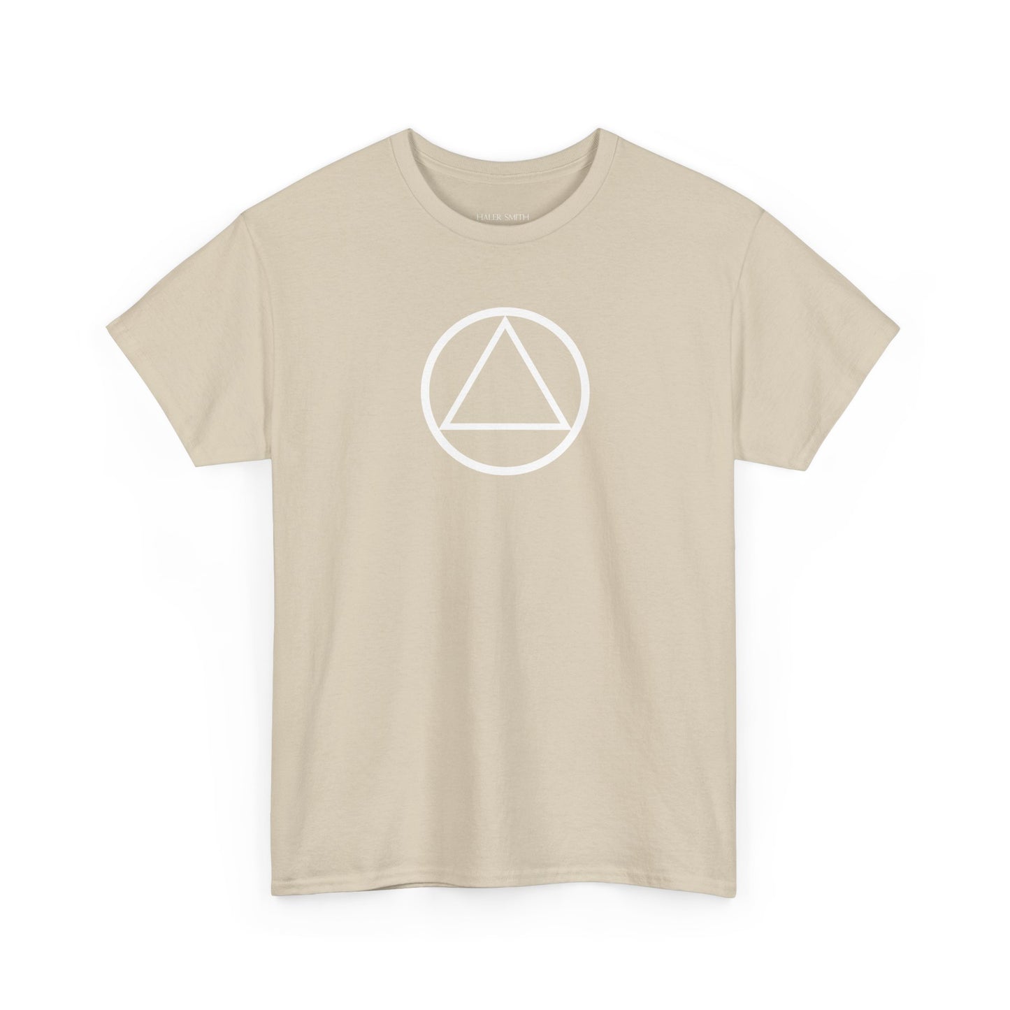 Recovery Short Sleeve T-Shirt | Circle and Triangle Design 1 On The Front