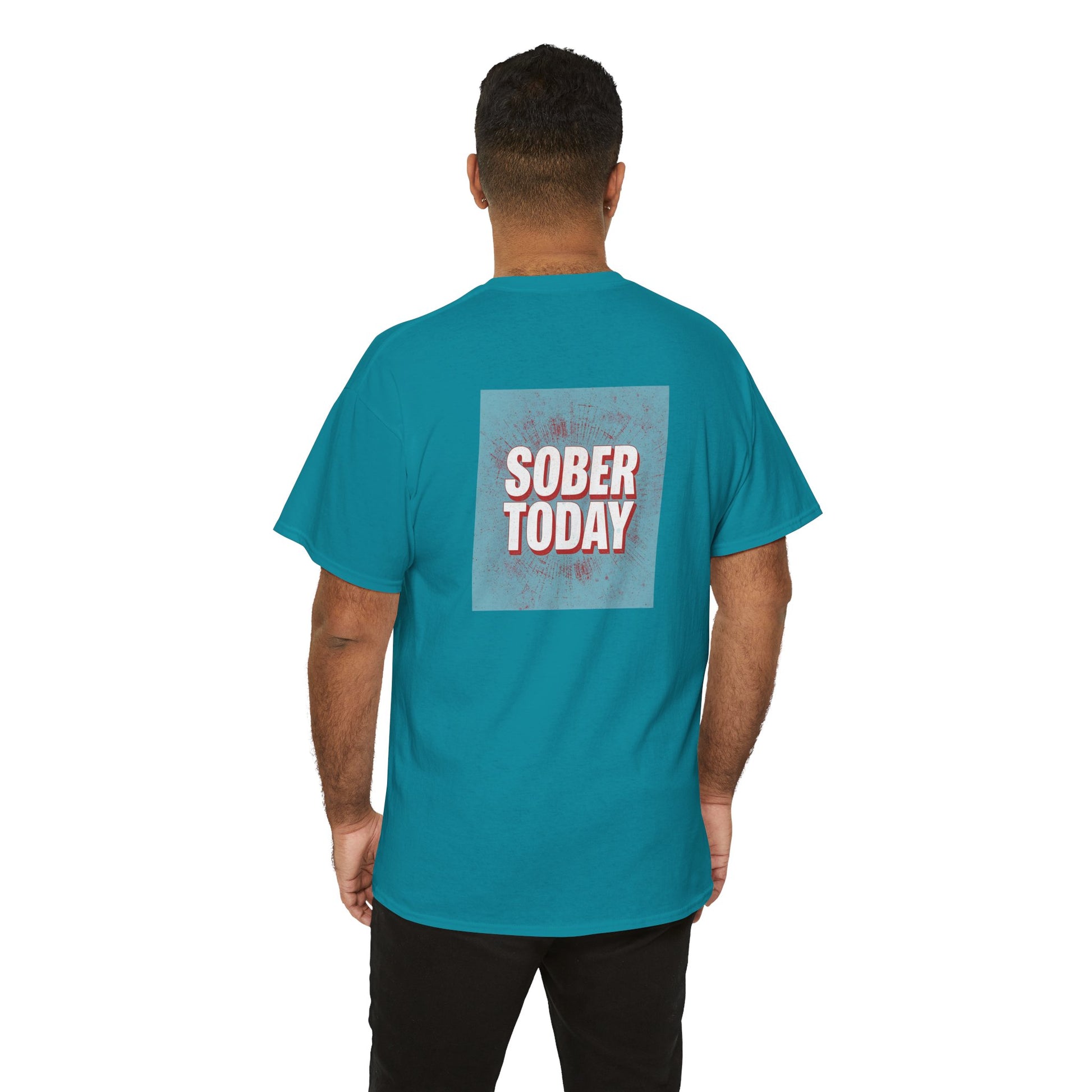 Haler Smith - T-Shirt - Haler Smith Heavy Cotton Short Sleeve Tee - Sober Today 5 - S - XL