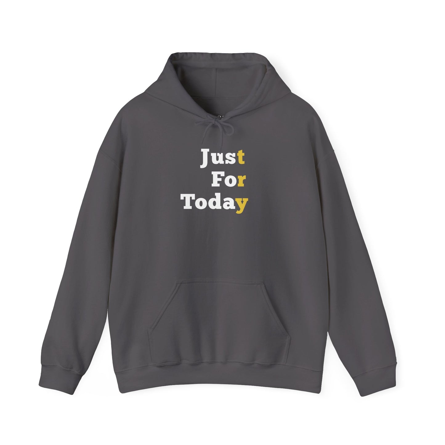 Recovery Hoodie | Just For Today Design 1 On The Front