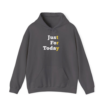 Recovery Hoodie | Just For Today Design 1 On The Front