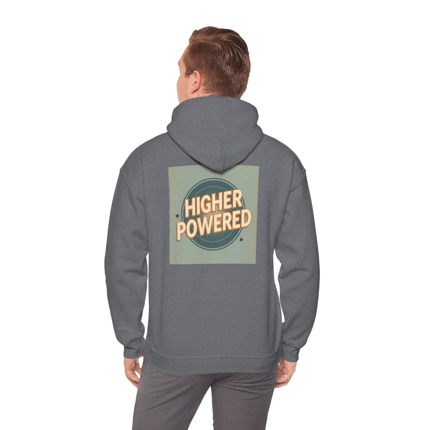 Haler Smith - Hoodie - Haler Smith Cotton Blend Hooded Sweatshirt Hoodie - Higher Powered 1 - S - XL