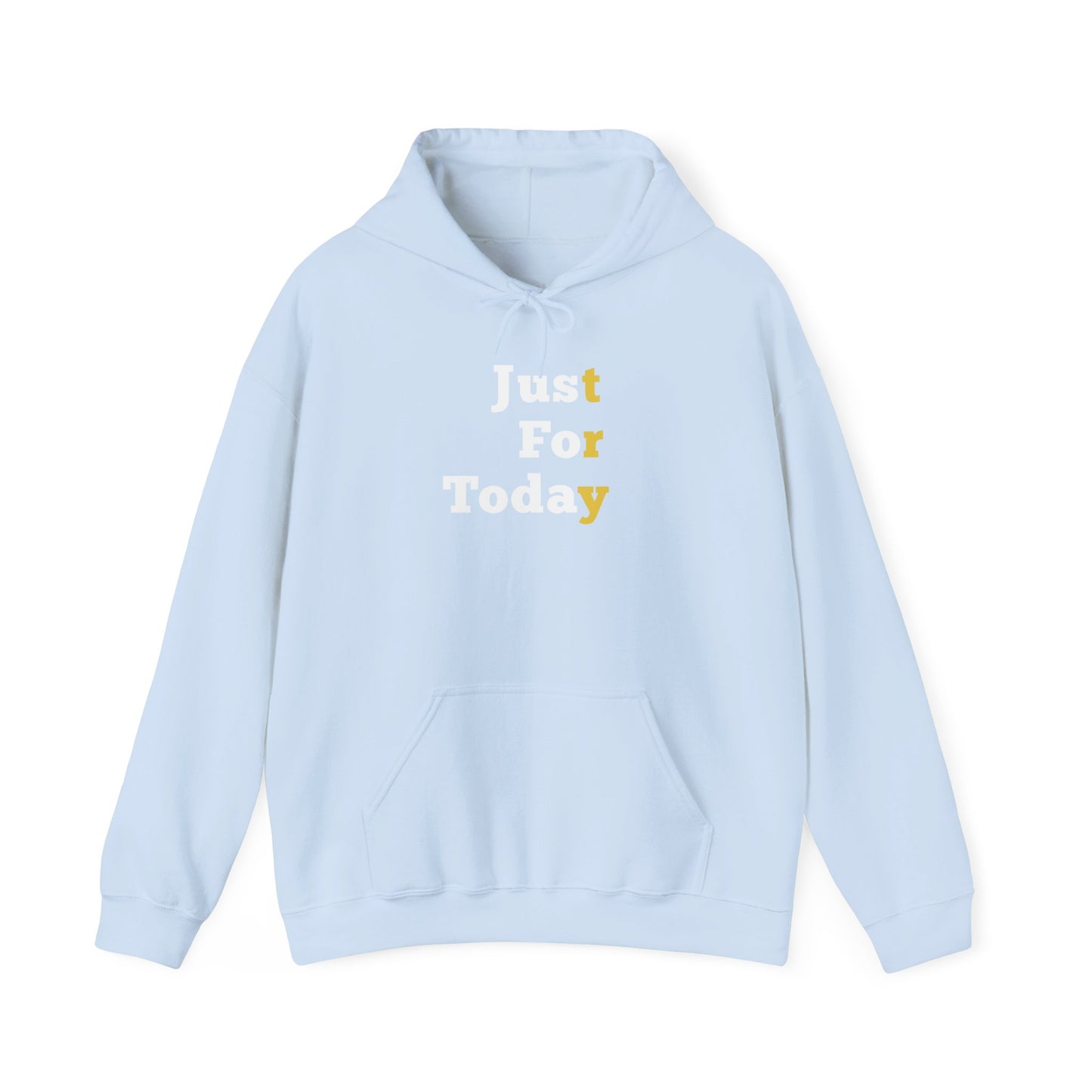 Recovery Hoodie | Just For Today Design 1 On The Front