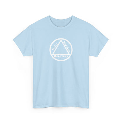 Sobriety Short Sleeve T-Shirt | Unity Service Recovery Design 1 On The Front