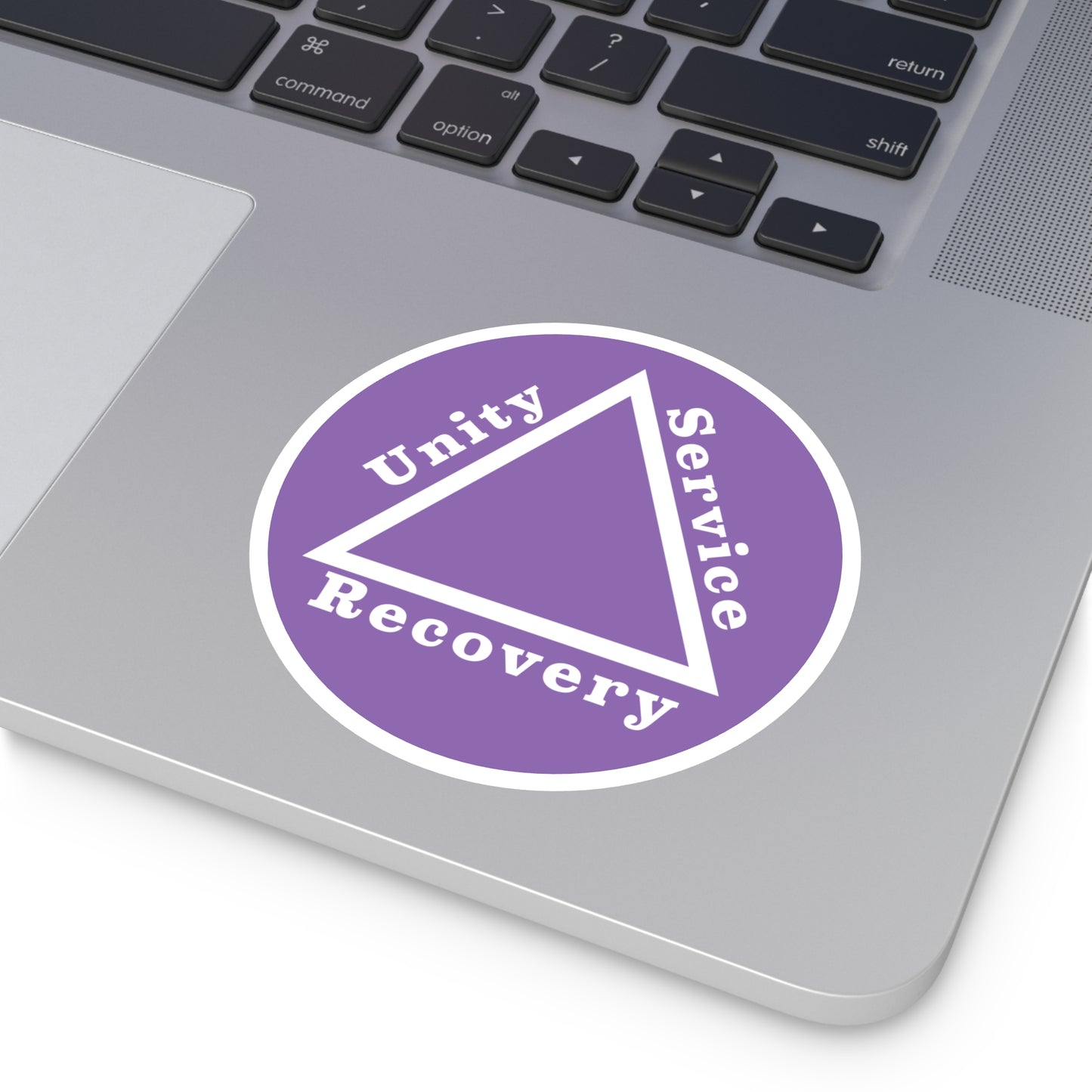 Haler Smith Vinyl Round Sticker - Unity Service Recovery 1 - Light Purple