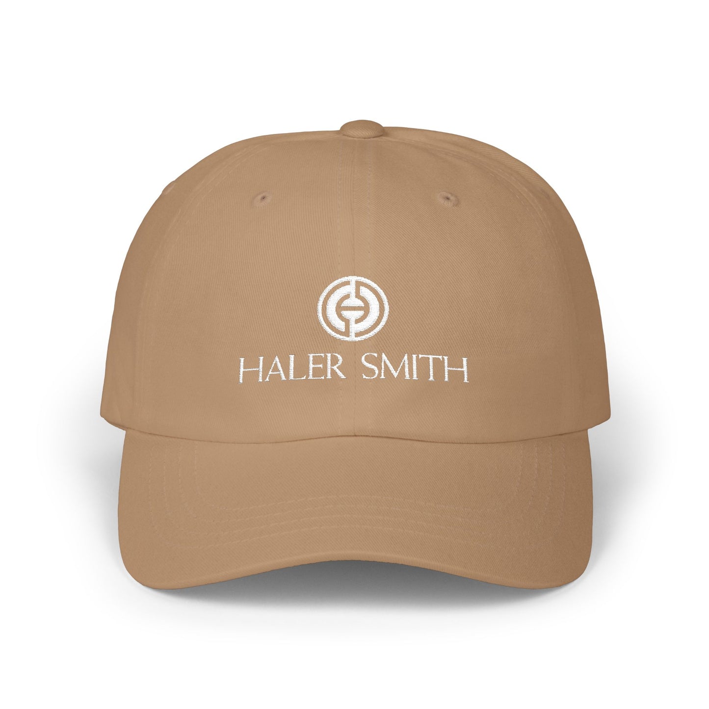 Haler Smith - Hats - Haler Smith Dad Cap - Haler Smith Logo - White