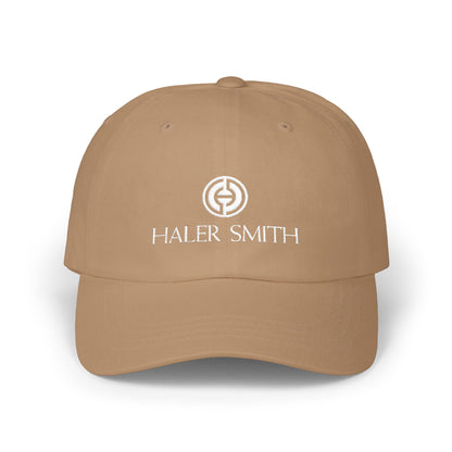 Haler Smith - Hats - Haler Smith Dad Cap - Haler Smith Logo - White