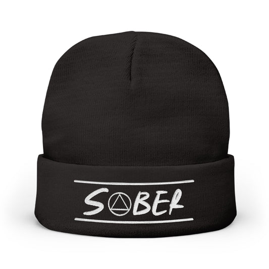 Recovery Knit Beanie | Sober Design 1