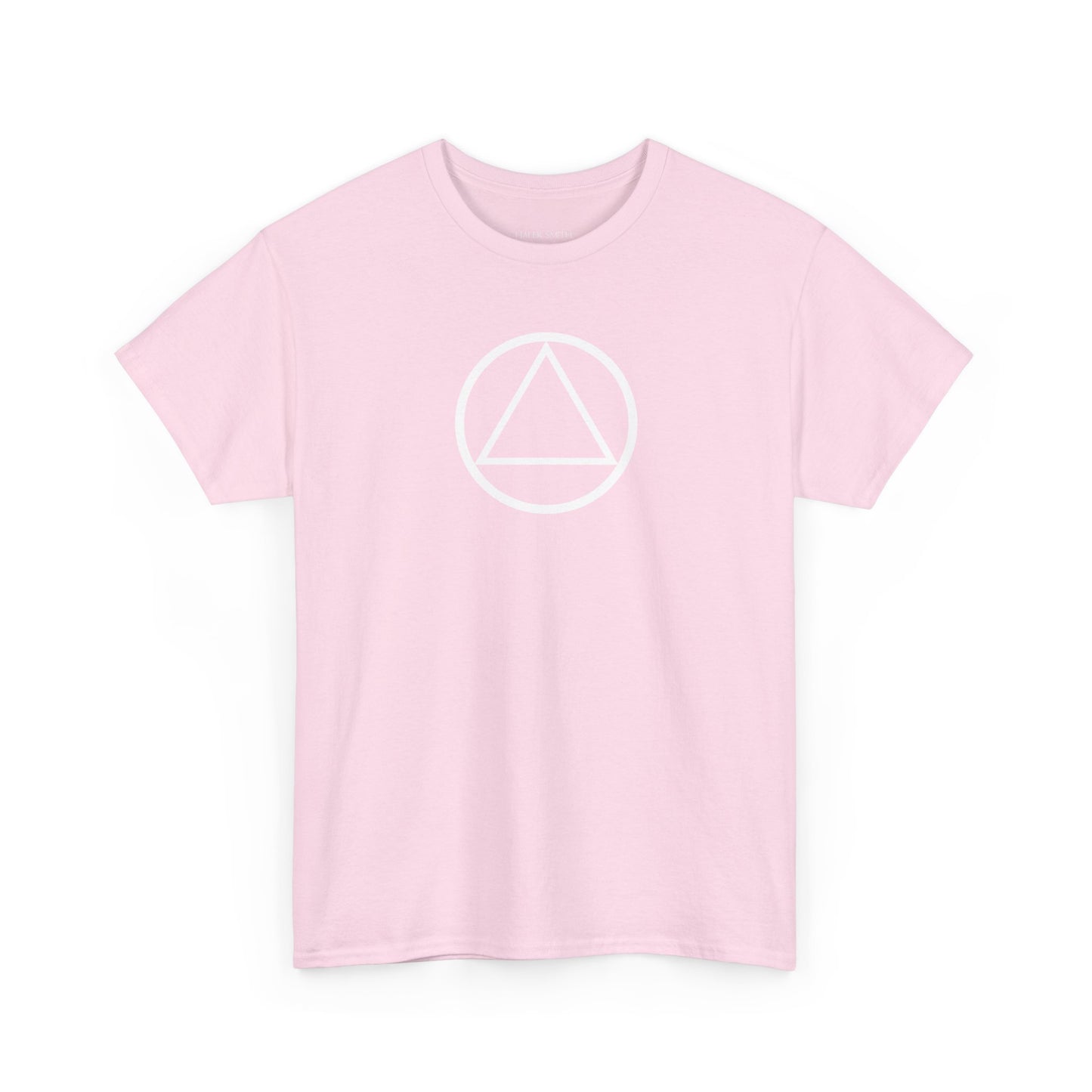 Recovery Short Sleeve T-Shirt | Circle and Triangle Design 1 On The Front