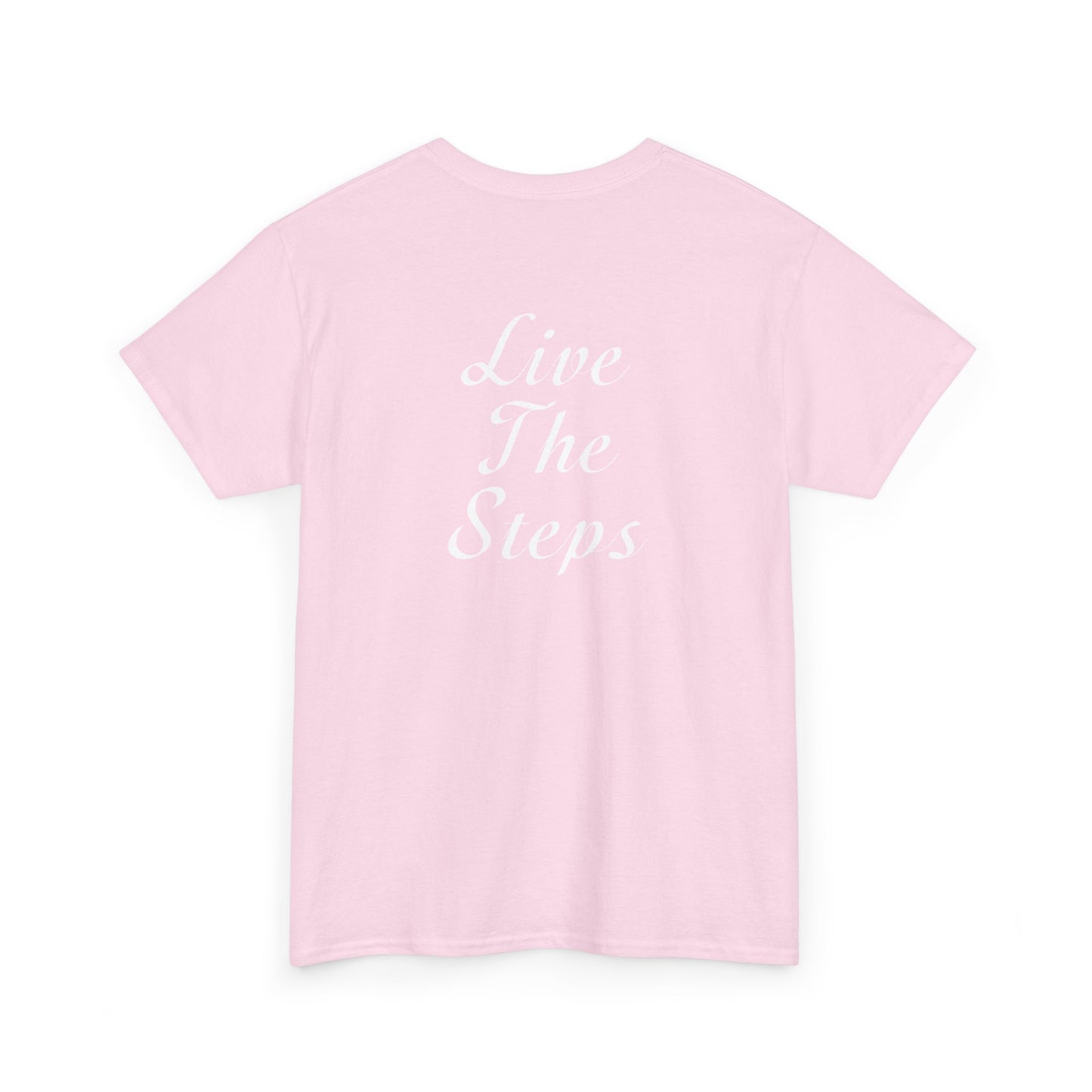 Haler Smith - T-Shirt - Haler Smith Heavy Cotton Short Sleeve Tee S - XL - Live The Steps - White Letters