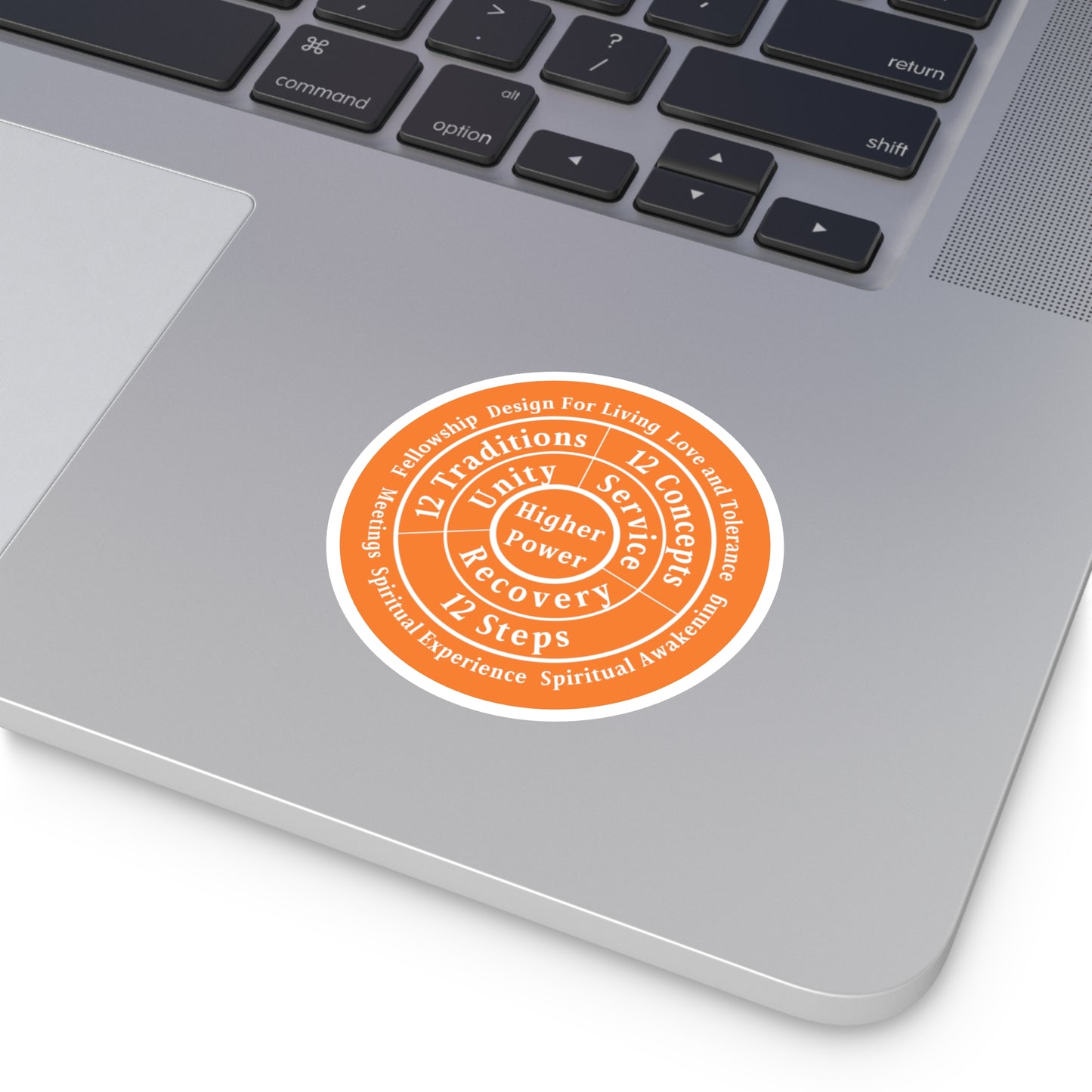 Haler Smith Vinyl Round Sticker - Higher Power 1 - Crusta