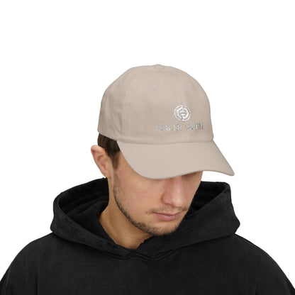 Haler Smith - Hats - Haler Smith Dad Cap - Haler Smith Logo - White