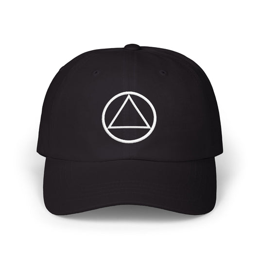 Recovery Dad Cap | Circle and Triangle Design 1