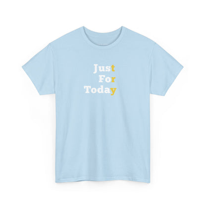 Recovery Short Sleeve T-Shirt | Just For Today Design 1 On The Front