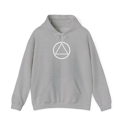 Recovery Hoodie | Circle and Triangle Design 1 On The Front