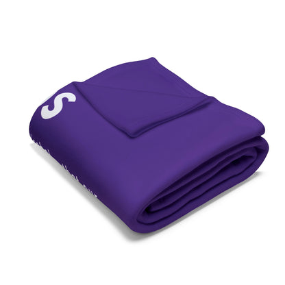 Haler Smith - Home Decor - Haler Smith Polar Fleece Blanket - 12 Steps - Purple