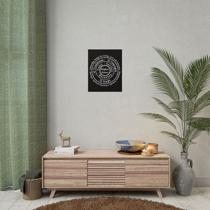 Haler Smith Rolled Poster - Higher Power 1 - Black Matte Finish