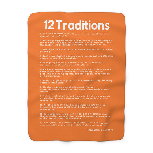 Haler Smith - Home Decor - Haler Smith Sherpa Fleece Blanket - 12 Traditions - Crusta