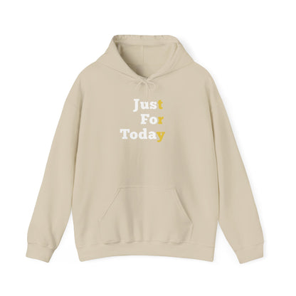 Recovery Hoodie | Just For Today Design 1 On The Front
