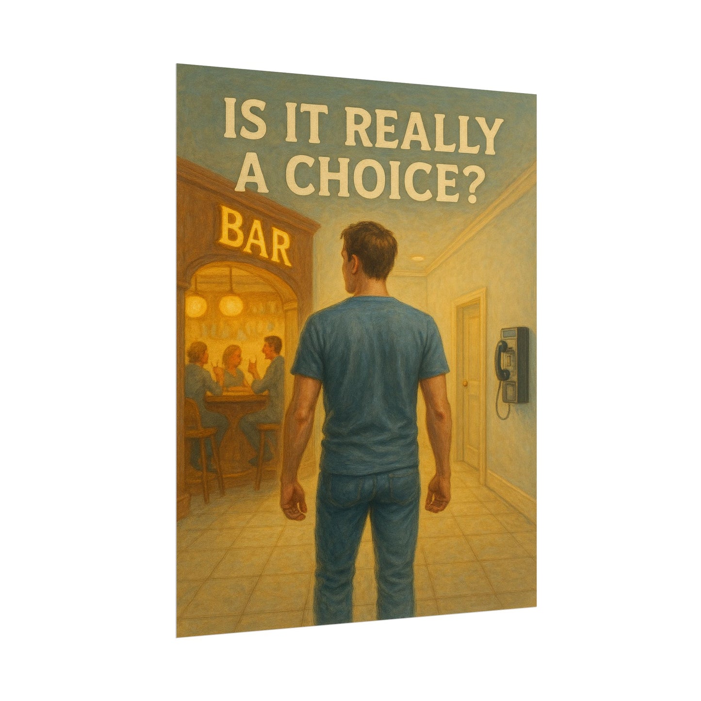 Haler Smith Rolled Poster - Is It Really A Choice - Vertical - Matte Finish