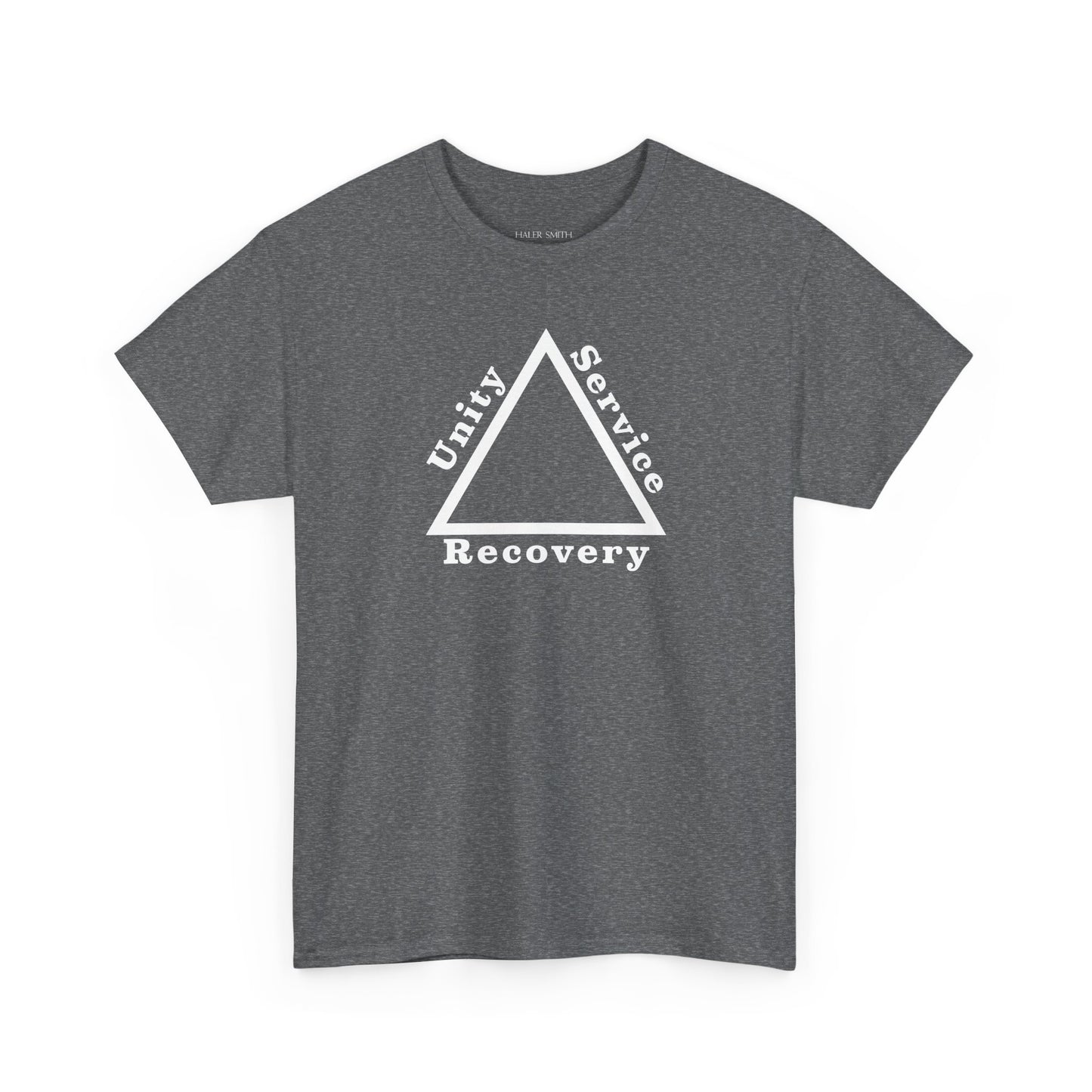 Recovery Short Sleeve T-Shirt | Unity Service Recovery Design 1 On The Front