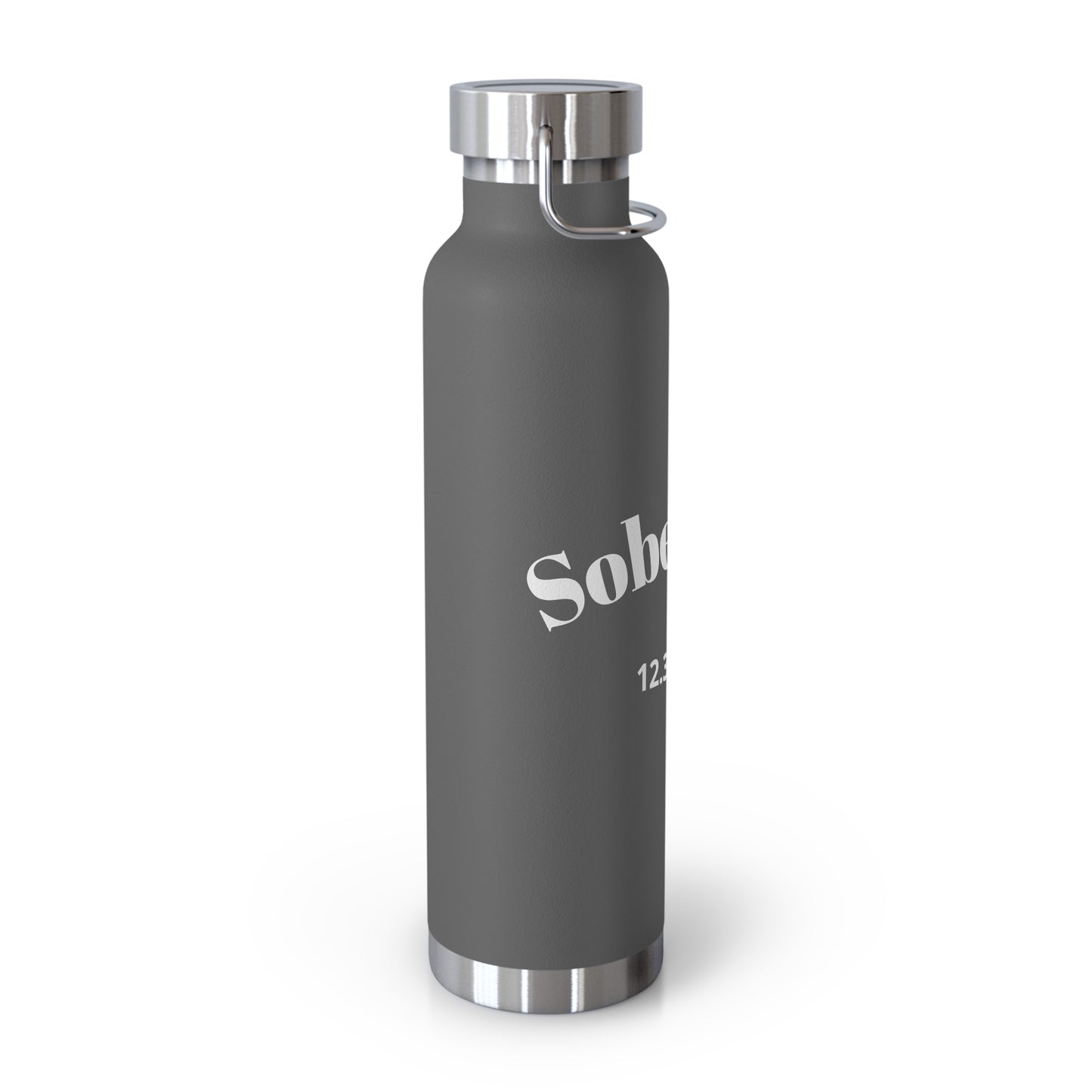 Recovery Insulated Water Bottle 22oz | Sober Life Est. Design 1