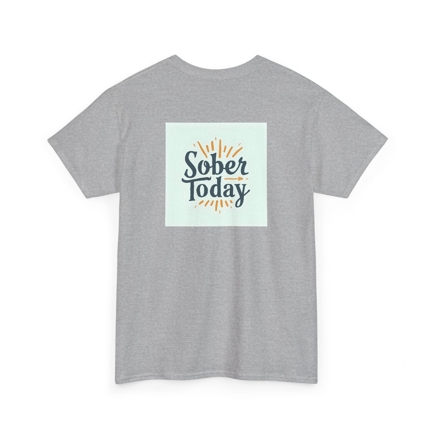 Haler Smith - T-Shirt - Haler Smith Heavy Cotton Short Sleeve Tee - Sober Today 6 - S - XL