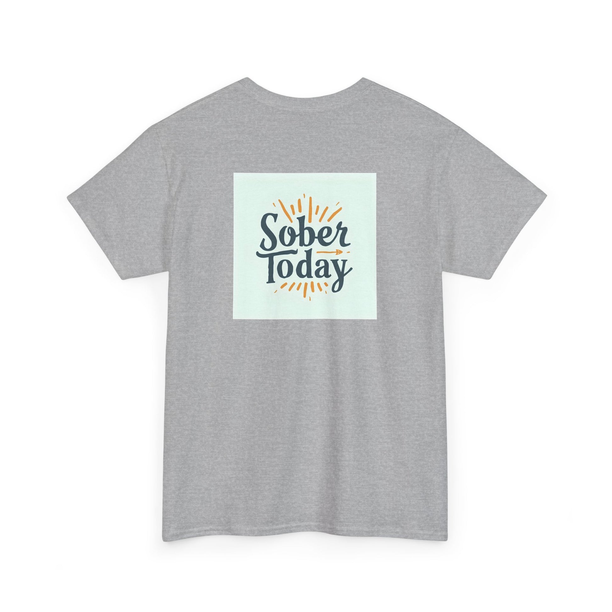 Haler Smith - T-Shirt - Haler Smith Heavy Cotton Short Sleeve Tee - Sober Today 6 - S - XL