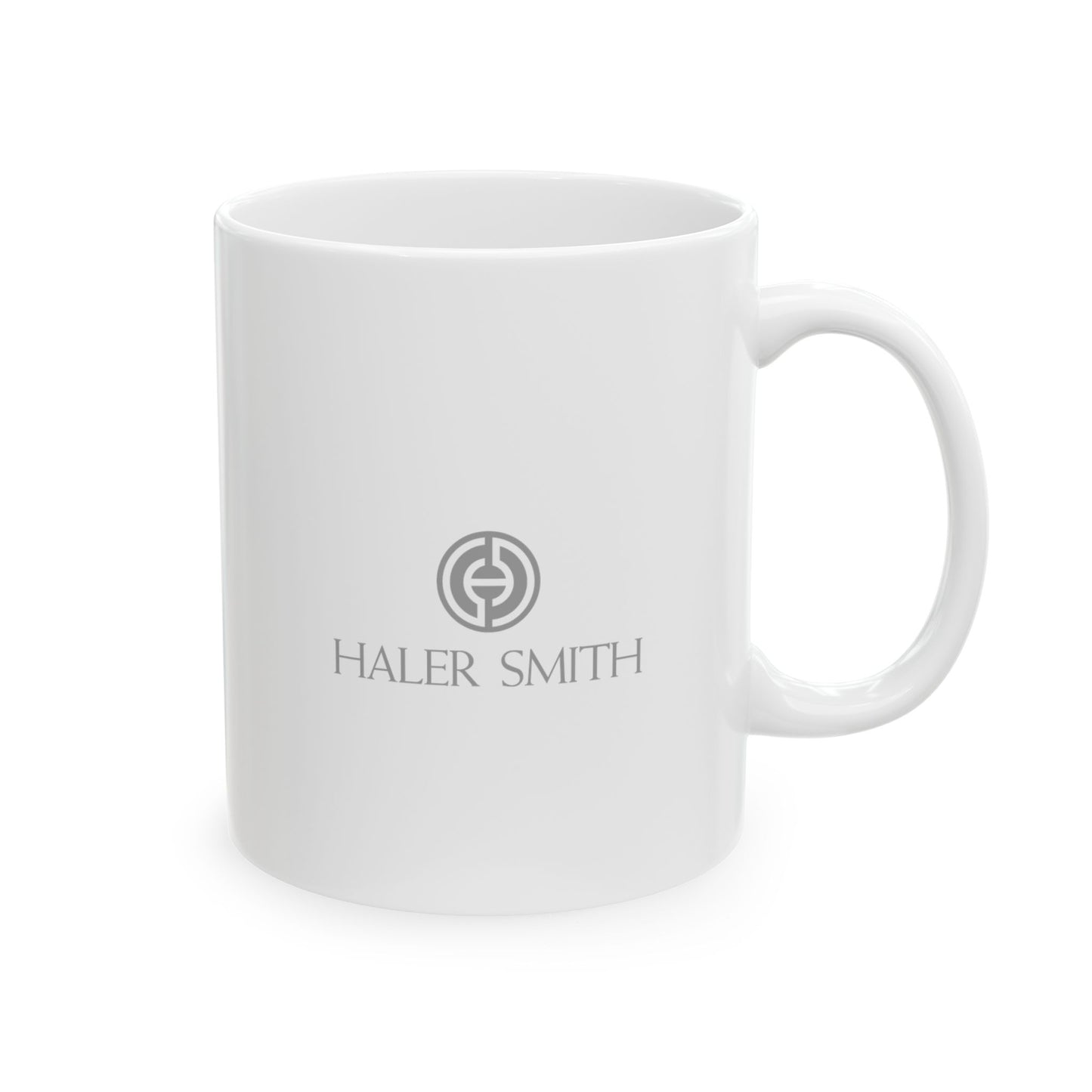 Haler Smith Ceramic Mug - Principles Before Personalities 1 - White