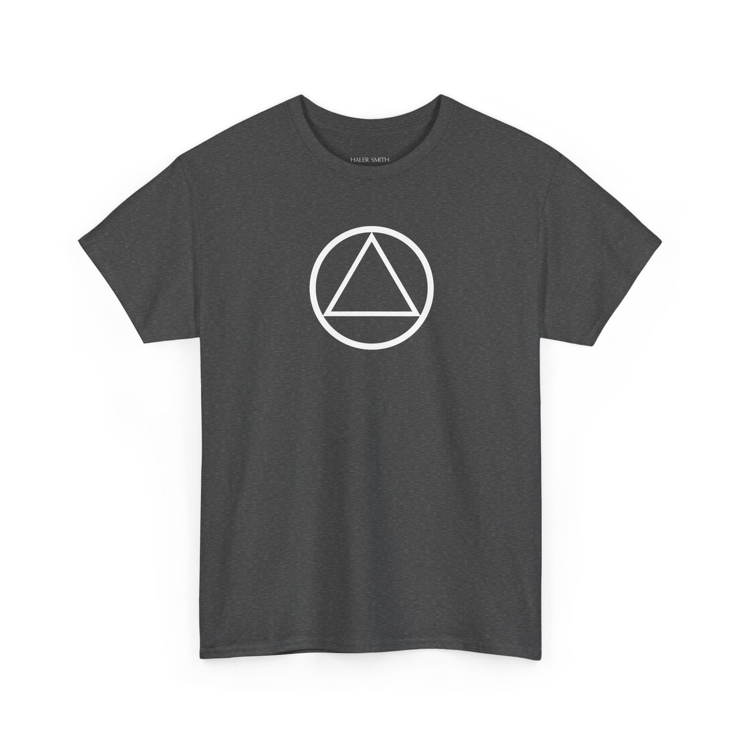 Recovery Short Sleeve T-Shirt | Circle and Triangle Design 1 On The Front