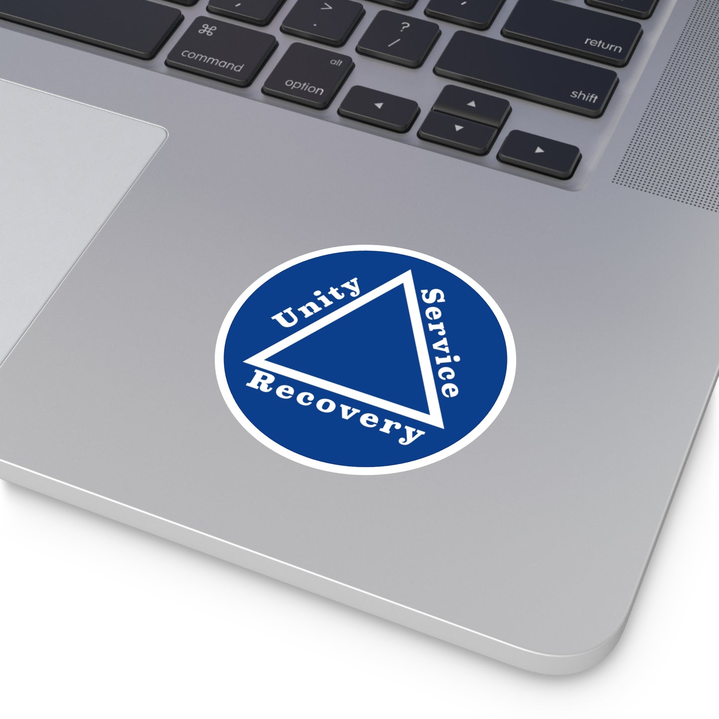 Haler Smith Vinyl Round Sticker - Unity Service Recovery 1 - Dark Blue