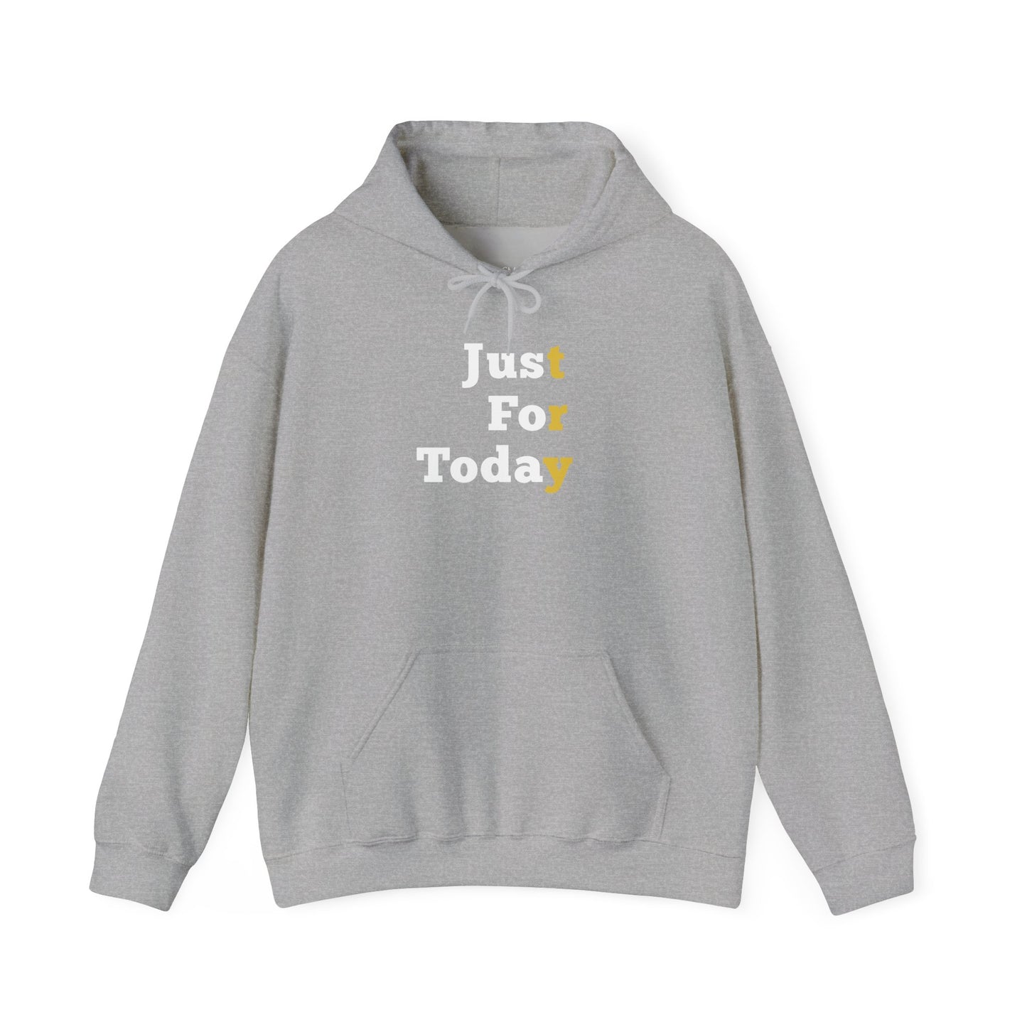Recovery Hoodie | Just For Today Design 1 On The Front