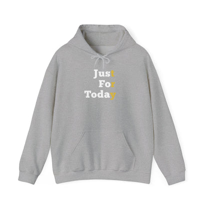 Recovery Hoodie | Just For Today Design 1 On The Front
