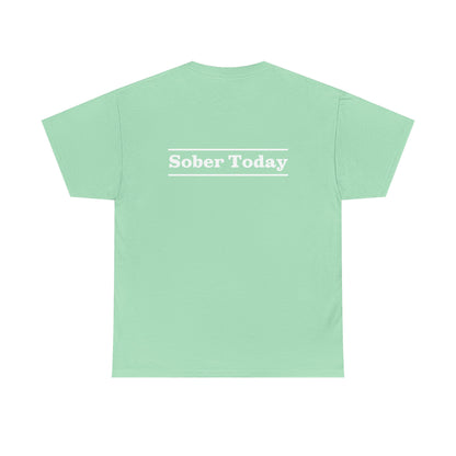 Haler Smith - T-Shirt - Haler Smith Heavy Cotton Short Sleeve Tee - Sober Today 3 - S - XL