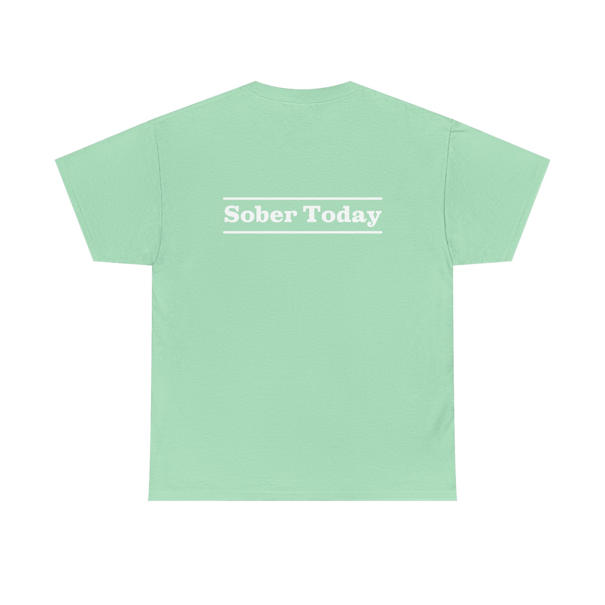 Haler Smith - T-Shirt - Haler Smith Heavy Cotton Short Sleeve Tee - Sober Today 3 - 2XL - 5XL