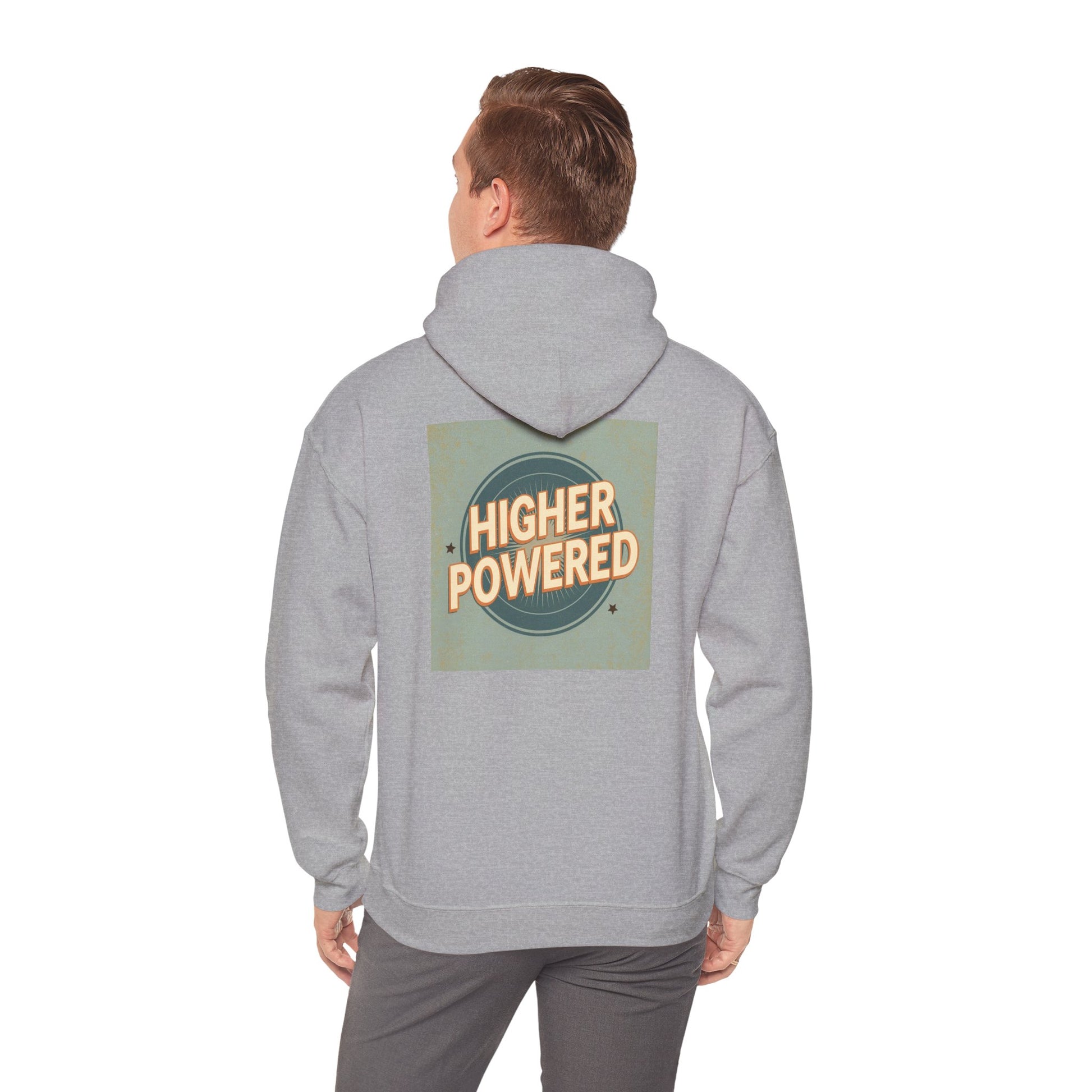 Haler Smith - Hoodie - Haler Smith Cotton Blend Hooded Sweatshirt Hoodie - Higher Powered 1 - S - XL