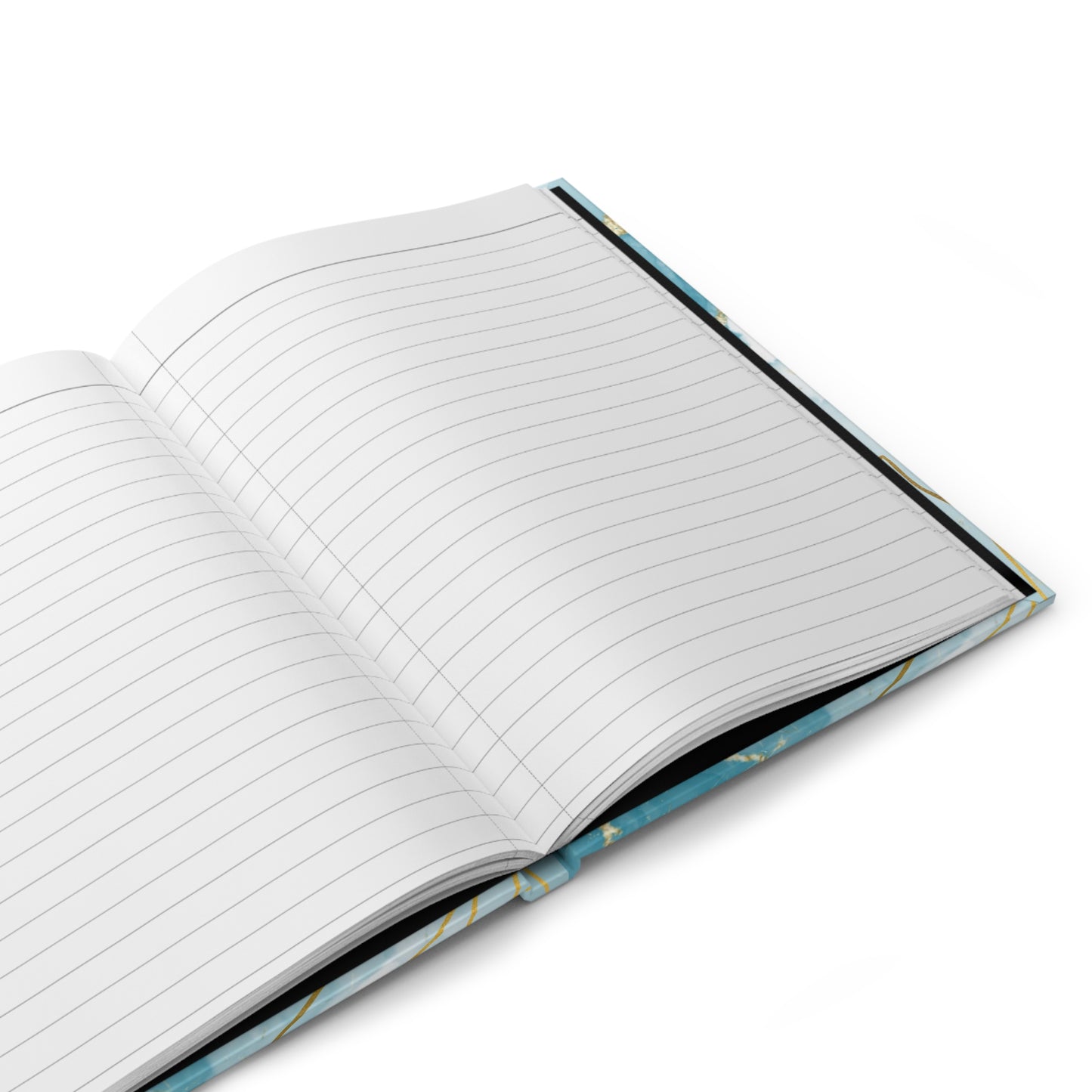 Haler Smith Hardcover Journal - My Recovery Journal - Gold Leaf - Blue Letters