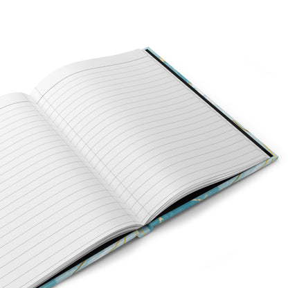 Haler Smith Hardcover Journal - My Recovery Journal - Gold Leaf - Blue Letters