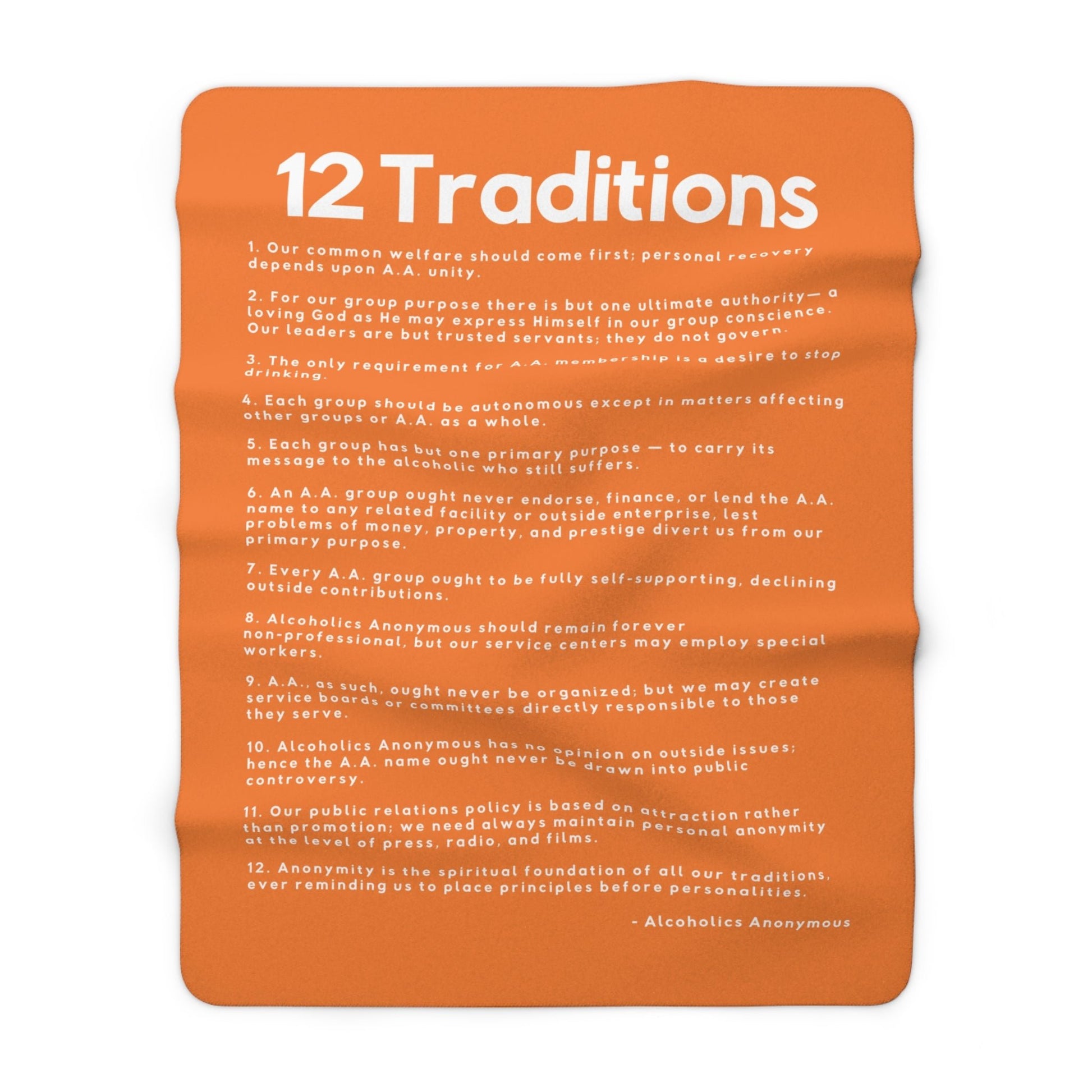 Haler Smith - Home Decor - Haler Smith Sherpa Fleece Blanket - 12 Traditions - Crusta