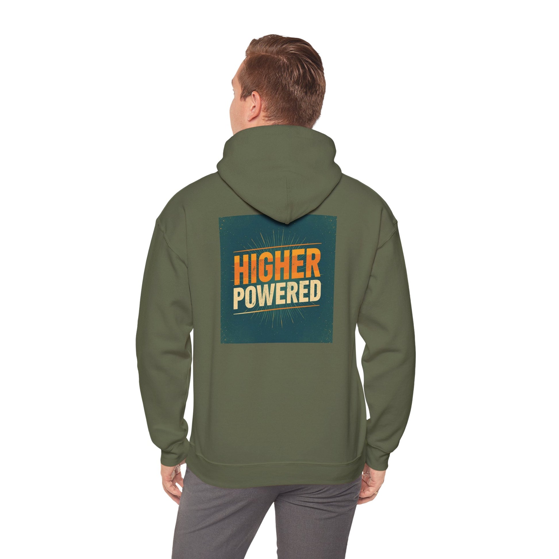 Haler Smith - Hoodie - Haler Smith Cotton Blend Hooded Sweatshirt Hoodie - Higher Powered 3 - S - XL