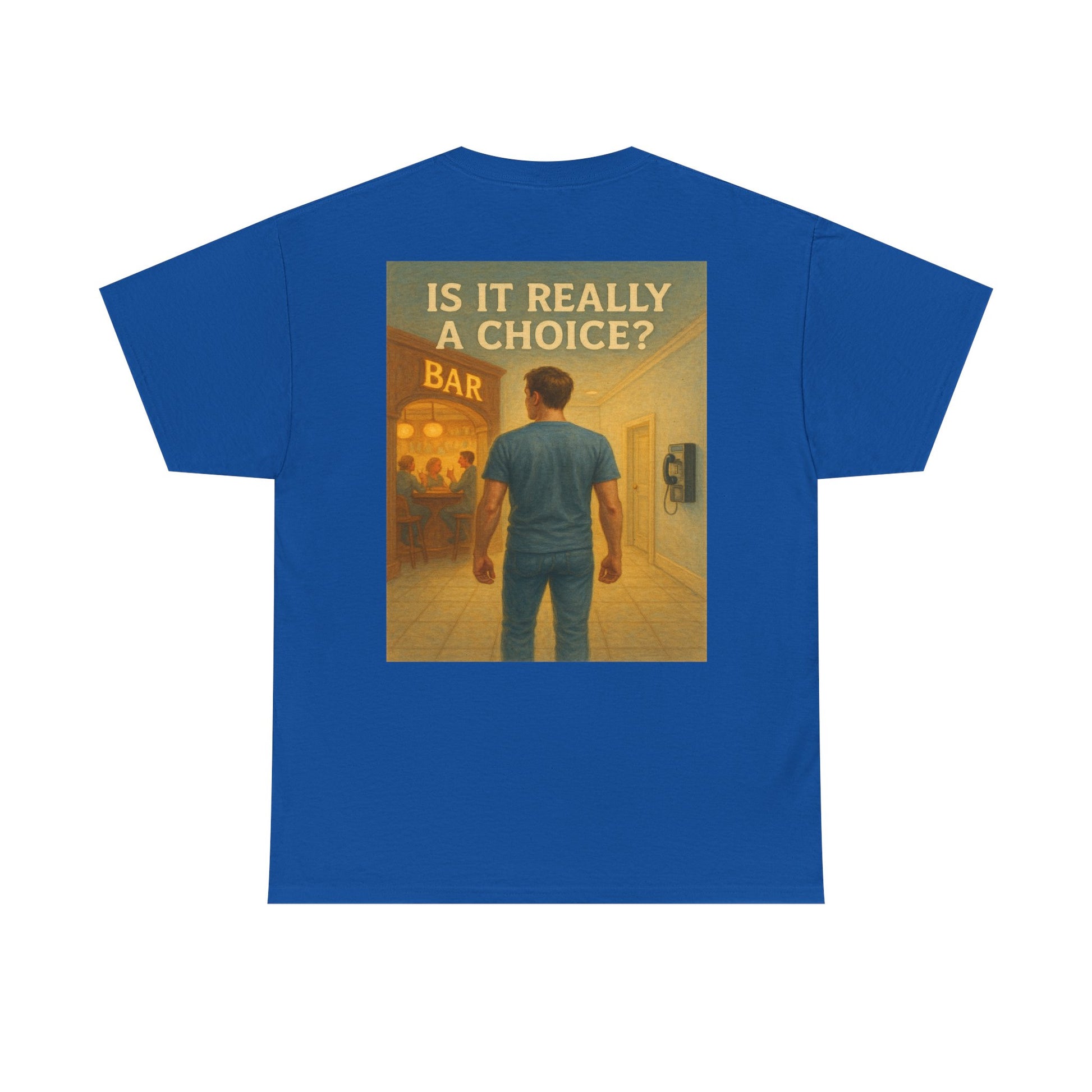 Haler Smith - T-Shirt - Haler Smith Heavy Cotton Short Sleeve Tee 2XL - 5XL - Is It Really My Choice - Bar and Phone