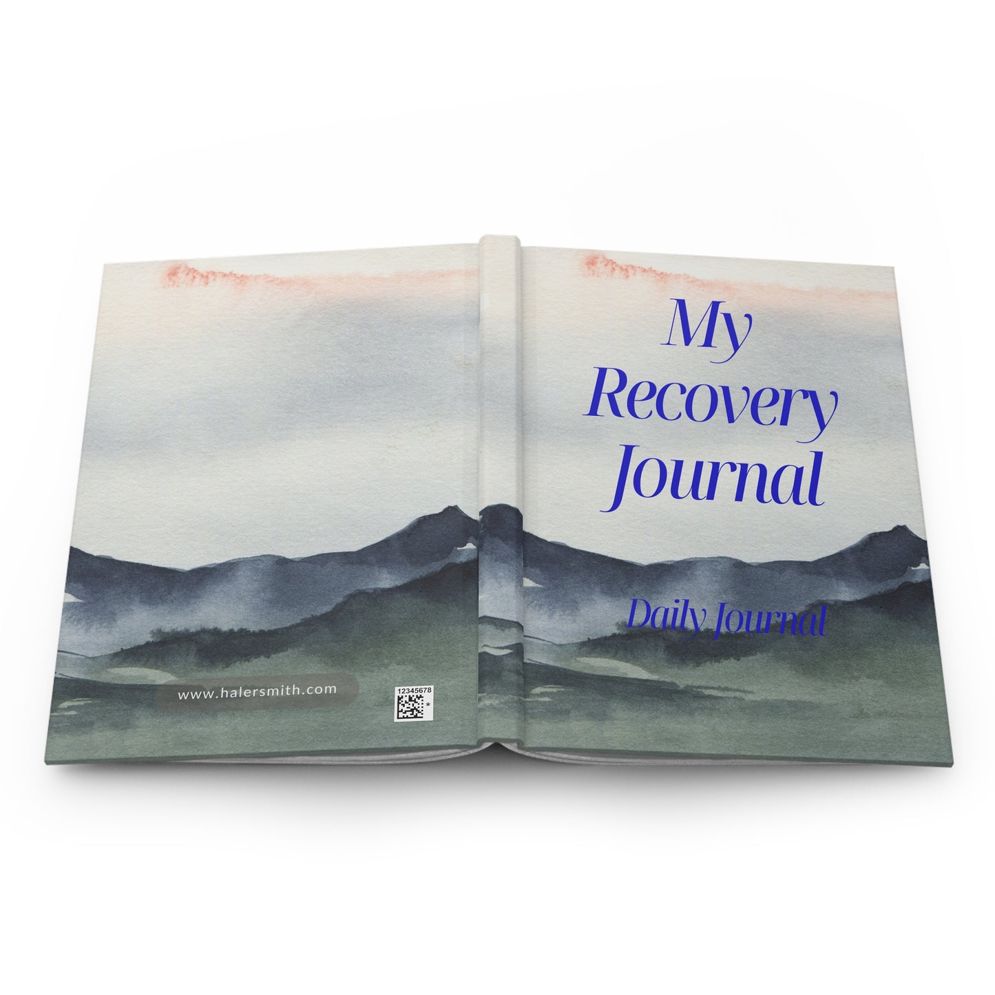 Recovery Hardcover Journal | My Recovery Journal | Mountain Scene