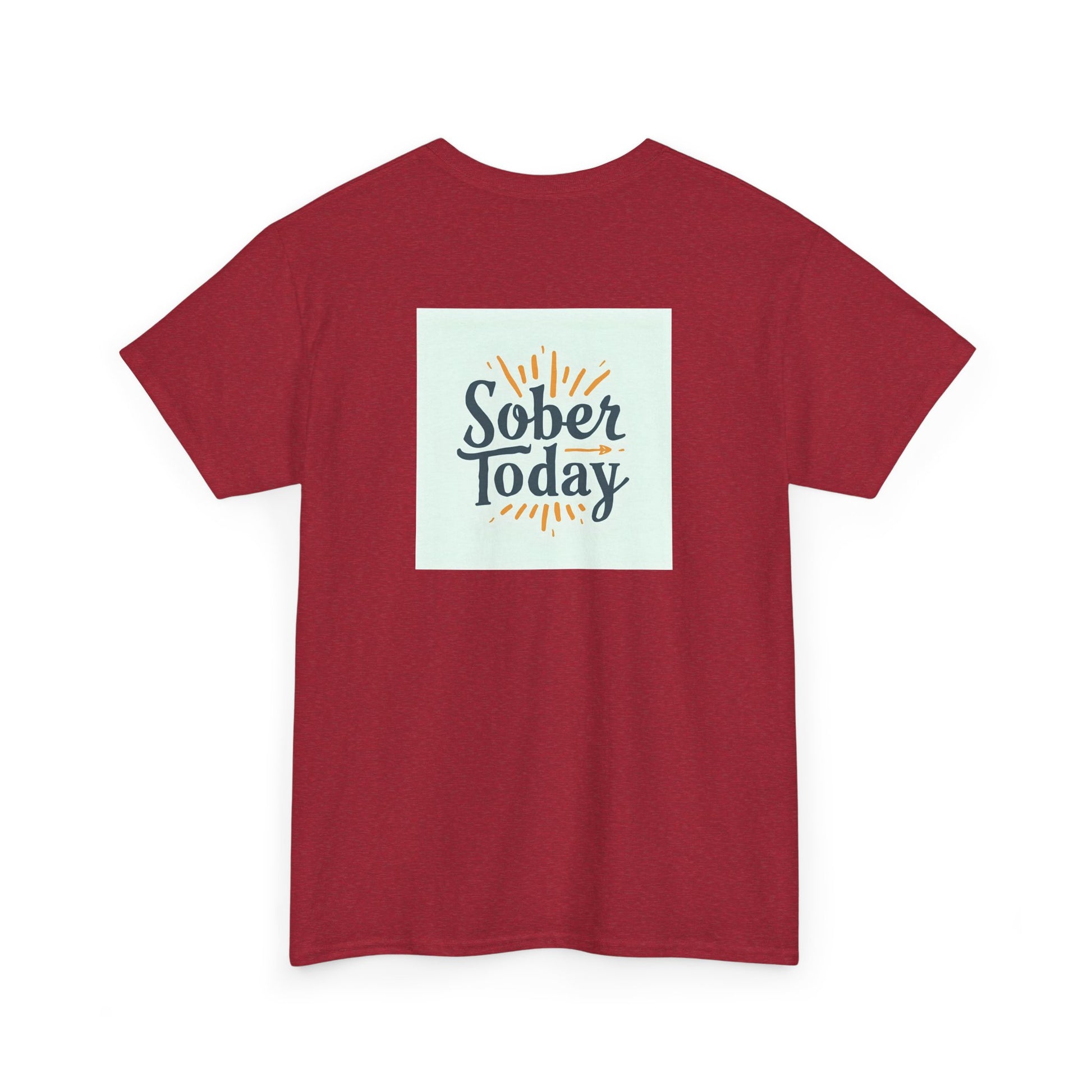 Haler Smith - T-Shirt - Haler Smith Heavy Cotton Short Sleeve Tee - Sober Today 6 - S - XL