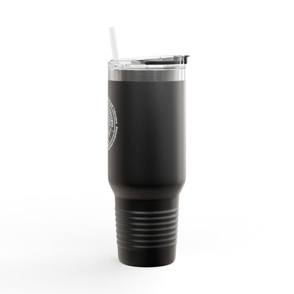 Haler Smith - Mug - Haler Smith Insulated Travel Mug with Straw 40 oz. - Higher Power 1 - White Letters
