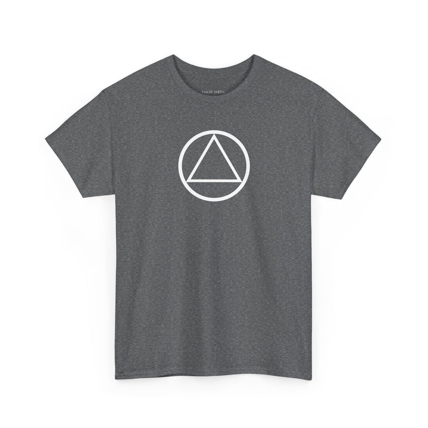Recovery Short Sleeve T-Shirt | Circle and Triangle Design 1 On The Front